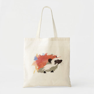 Watercolor Hedgehog Tote Bag
