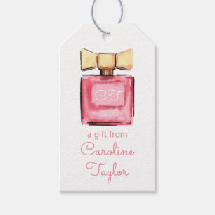 Watercolor High Heel Designer Perfume Parfum Gift Tags