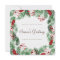 Watercolor Holly Foliage | Season's Greetings