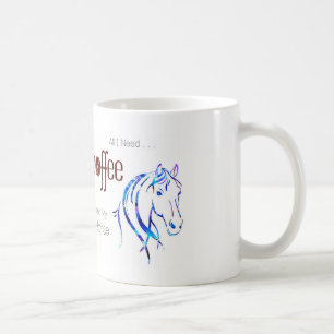 Watercolor Horse Lover Coffee Mug