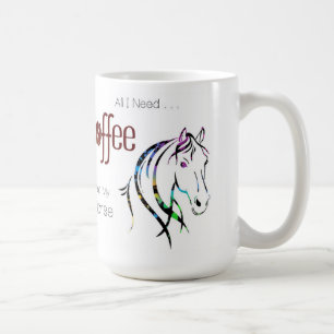Watercolor Horse Lover Coffee Mug