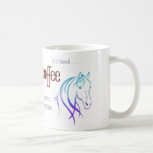 Watercolor Horse Lover Coffee Mug
