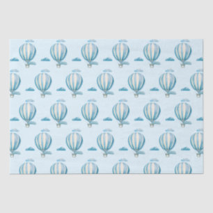 Watercolor Hot Air Balloon  Tissue Paper