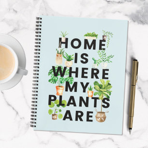 Watercolor Houseplant Garden Quote Journal