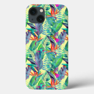 Watercolor Humminbirds In The Jungle iPhone 13 Case