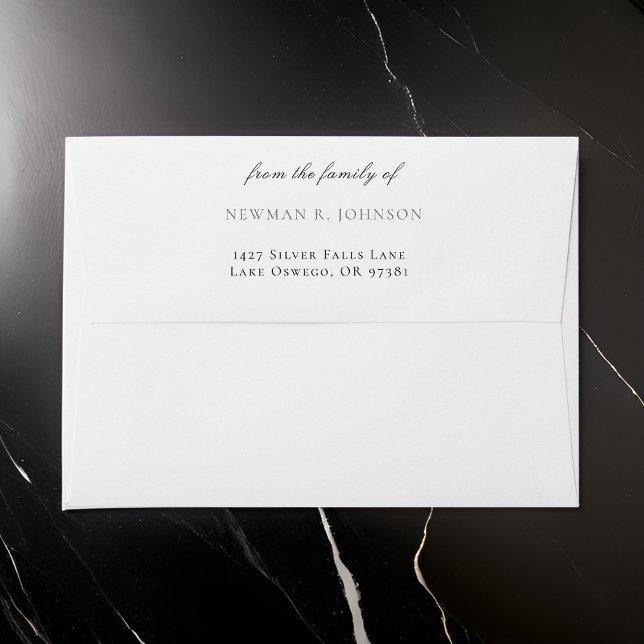 Watercolor Hummingbird From the Family Of Funeral Envelope (Creator Uploaded)