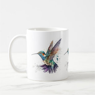Watercolor Hummingbird Mug