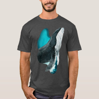 Watercolor Humpback Whale T-Shirt