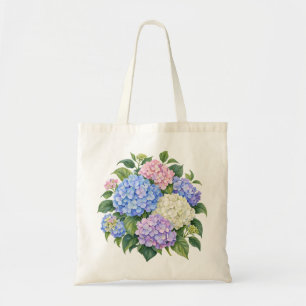 Watercolor Hydrangea Garden Tote Bag