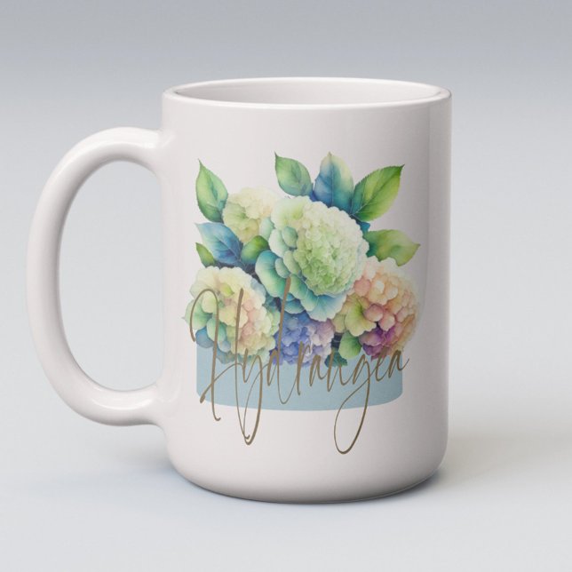 Watercolor Hydrangea Mug (Creator Uploaded)