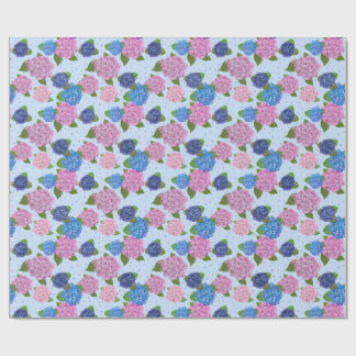 Watercolor Hydrangeas Wrapping Paper