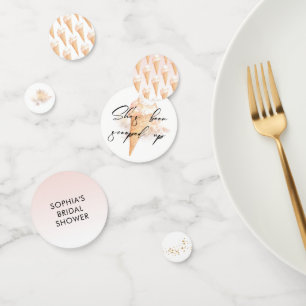 Watercolor Ice Cream Bridal Shower Confetti