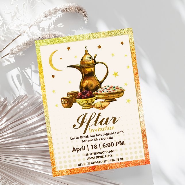Watercolor Iftar Party Invitation (Creator Uploaded)