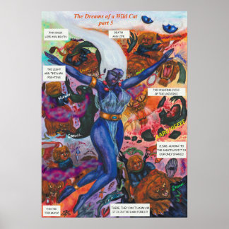 Watercolor Illustration Comic Short story fantasy Poster