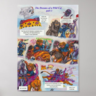 Watercolor Illustration Comic Short story fantasy Poster