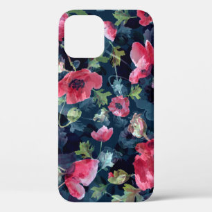 Watercolor illustration. Seamless pattern. Bouquet iPhone 12 Case
