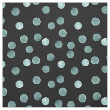 Watercolor . In blue polka dots .