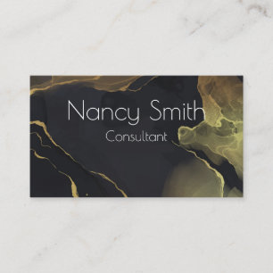 Watercolor Ink Business Card