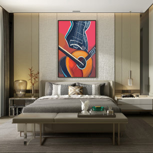 Watercolor Instruments Poster