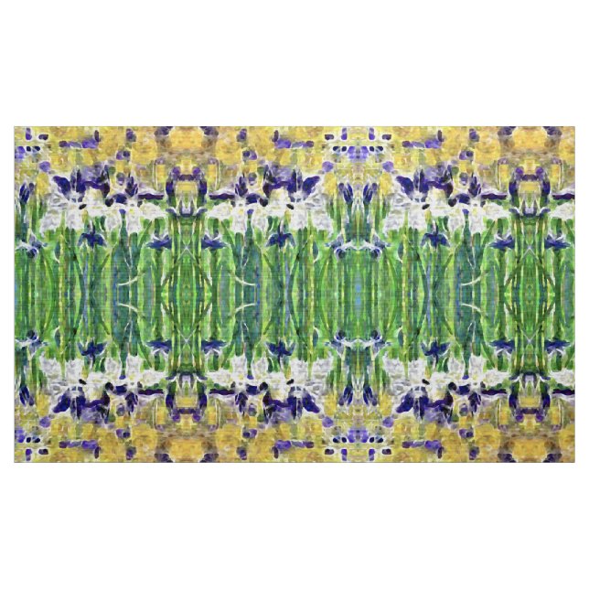Watercolor Iris Fabric (Yard)