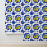 Watercolor Italian Tile Lemon Pattern