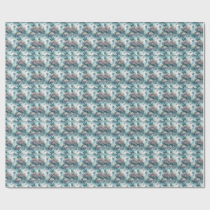 Watercolor Jellyfish Coral Reef Ocean Pattern Art Wrapping Paper