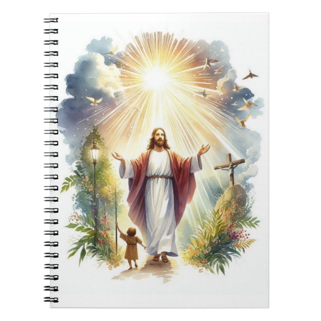 Watercolor Jesus Notebook (Front)