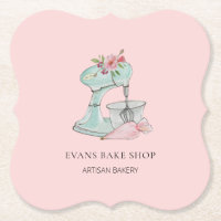 Watercolor Kitchen mixer pink bakery