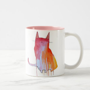 Watercolor Kitty Mug   Pierre