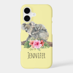 Watercolor Koala Bears Cute Mum & Baby
