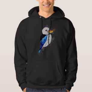 Watercolor Kookaburra Bird Hoodie