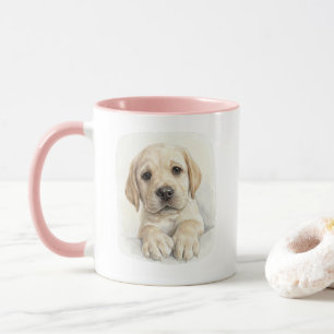 Watercolor Labrador Puppy Mug