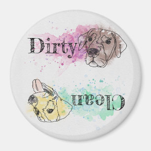 Watercolor Labrador Retriever dishwasher magnet