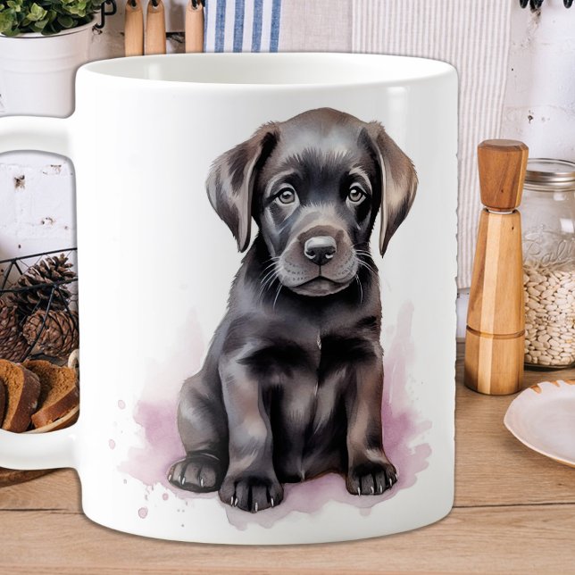 Watercolor Labrador Retriever Dog Cute Puppy  Coffee Mug (Creator Uploaded)