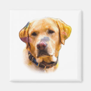 Watercolor Labrador Retriever Magnet