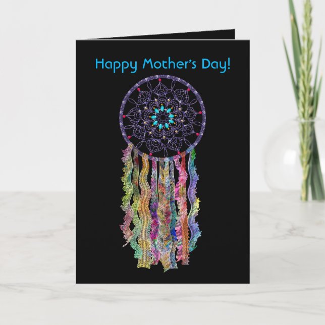 Watercolor Lace Dream Catcher | Mother's Day Card (Front)
