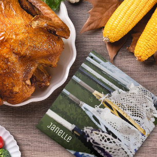 Watercolor Lacrosse Sticks Ceramic Tile