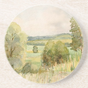 Watercolor Landscape Coaster