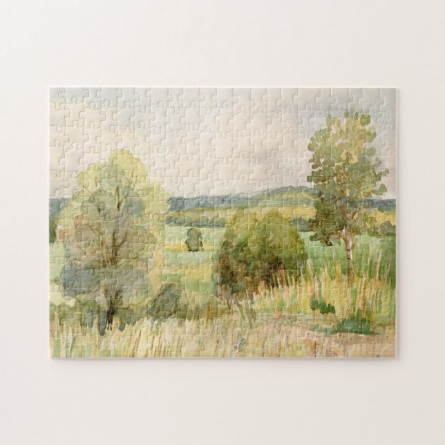 Watercolor Landscape Jigsaw Puzzle (Horizontal)