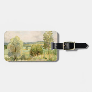 Watercolor Landscape Luggage Tag