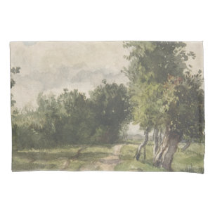 Watercolor Landscape of Path - Constant Troyon Pillowcase