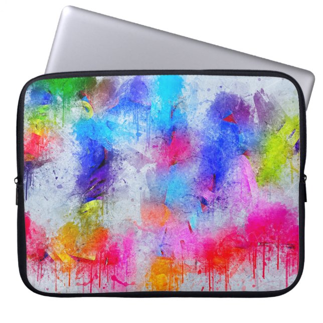 Watercolor Laptop Sleeve (Front)