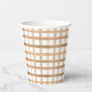 Watercolor Laundry Fall Boho Baby Shower Paper Cups