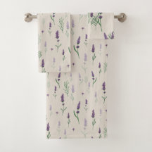 Watercolor Lavander Pattern
