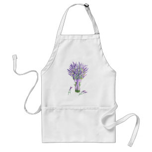 Watercolor Lavender Apron