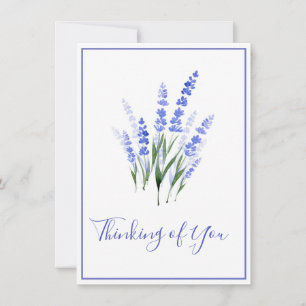 Watercolor Lavender Bouquet