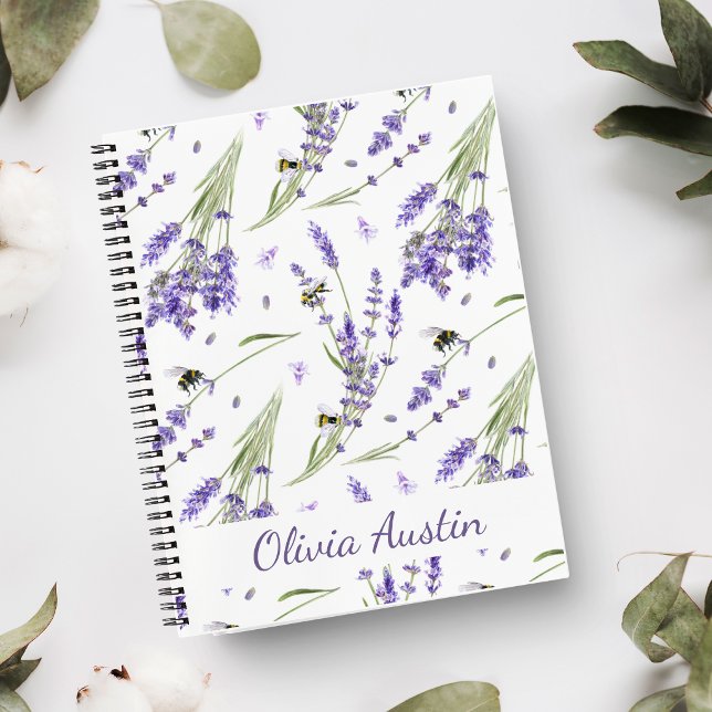  Watercolor Lavender Garden  Notebook (Creator Uploaded)
