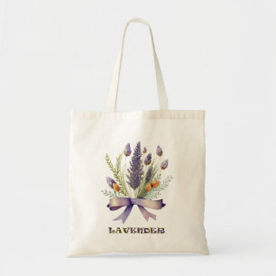Watercolor Lavender Tote Bag