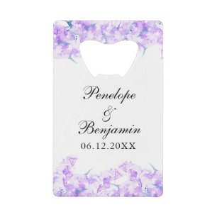 Watercolor Lavender Wedding Thank You