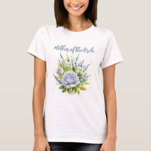 Watercolor Lavender Wildflowers T-Shirt